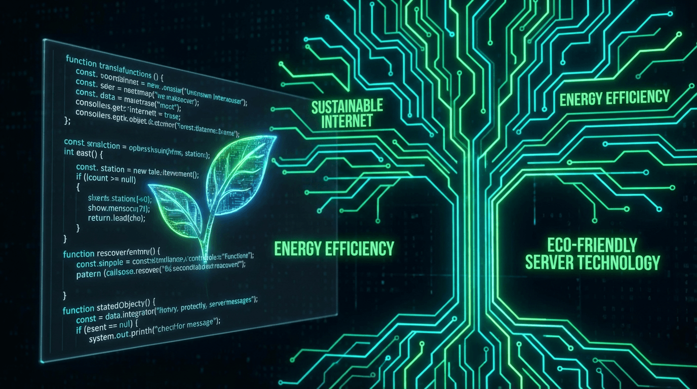 Green Web Design - Jak cyfrowy świat wpływa na klimat?
