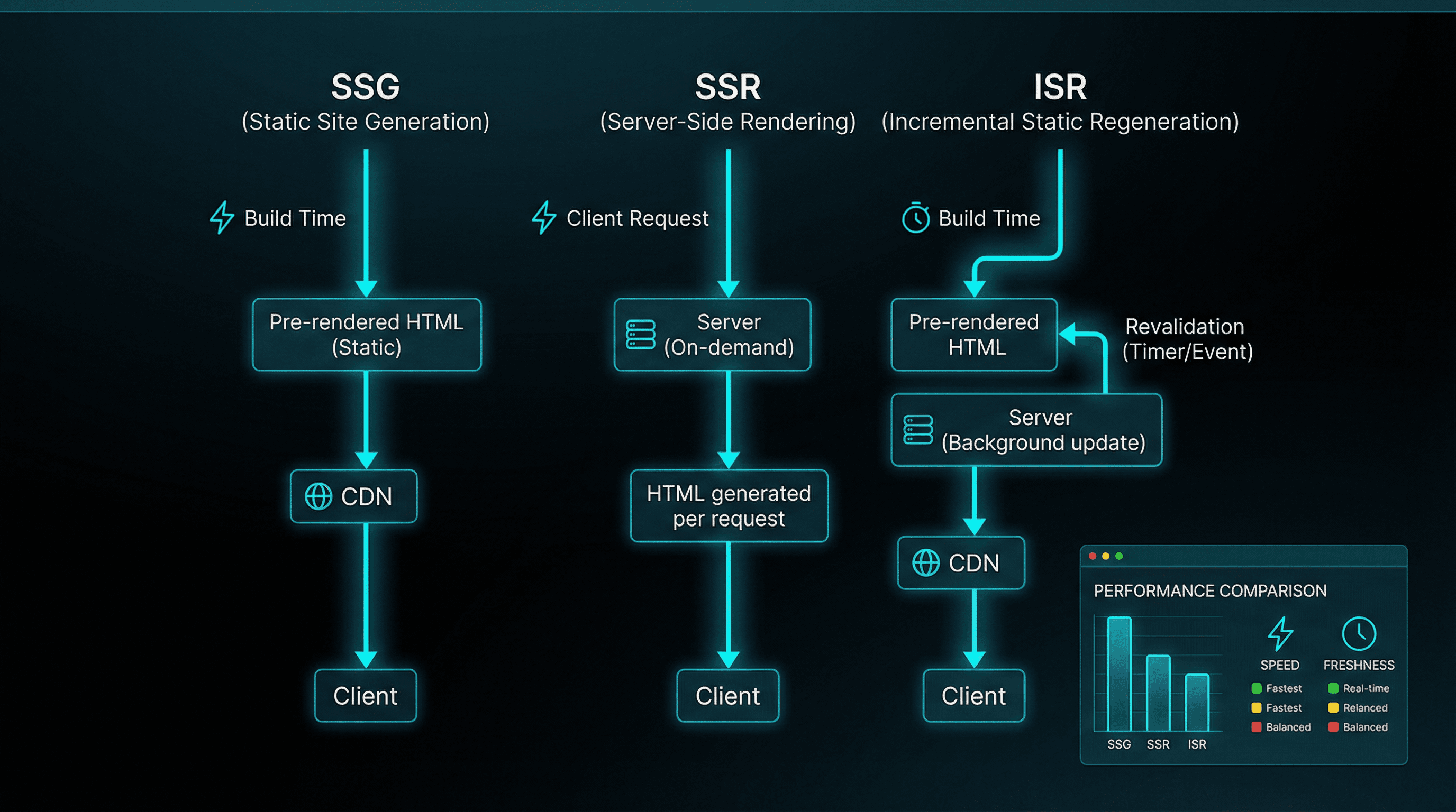 Server-Side Rendering vs Static Generation - Co wybrać w Next.js?